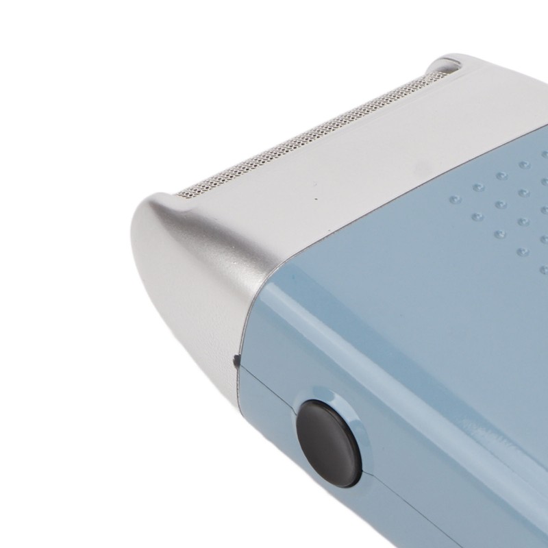 Rechargeable Beard Trimmer Blue USB Waterproof Portable Electric Hair Clipper