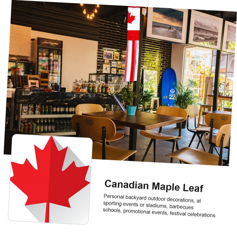 Kisangel Canada Windsock Flag Wind Outdoor Flags Hanging Windsock for