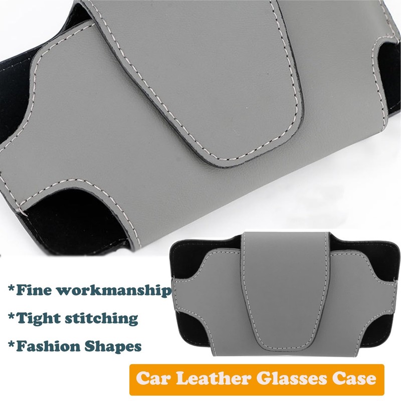 YULIAO Sun Visor Glasses Holder, Car Sunglasses Glasses Case, Glasses