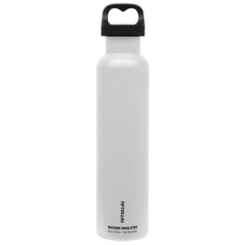 Fifty/Fifty V25003WH0 Winter White Vacuum-Insulated Stainless Steel Bottle, (25 oz)