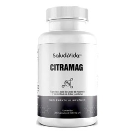 Citrato de Magnesio 200 Cápsulas de 500 mg | Citramag | Salud&Vida