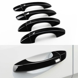 DLOVEG Exterior Door Handle Cover Compatible for 2018 2019 2020 2021 2022 2023 VW Atlas Accessories for Volkswagen Atlas Door Handle Protectors Trim with 4 Holes for Auto Lock Sensors