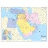 Cool Owl Maps Middle East Wall Map Poster (Paper)