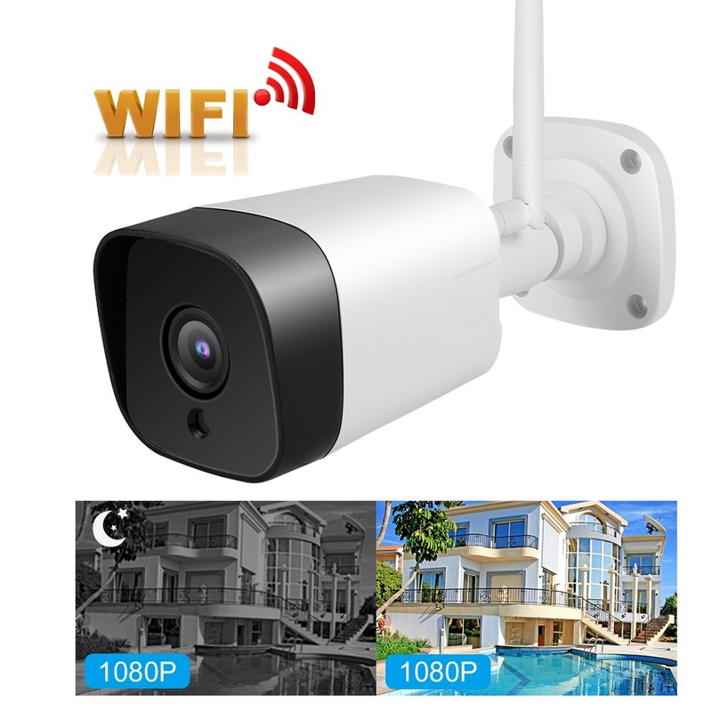 1080P HD Wifi Outdoor Camera IP66 Bullet Camera Night Vision