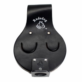 Spud Wrench & Sleever Bar Holder - Premium Black Leather - Rudedog USA #4006