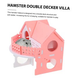 CORHAD Delicate Double Layer Hamster Hideout with Tear Resistant Material Cozy Non Slip Small Pet House for Guinea Pigs Chinchillas Rats and Rabbits Safe Smooth Surface
