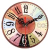 Akozon 5 1 4 Inch Clocks, Style Round Antique MDF