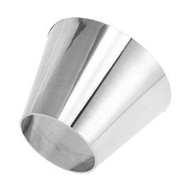 Motoforti Mandrel Exhaust Bend Elbow Concentric Reducer Car Exhaust Pipe Tubing Piping Adapter 2.5" OD to 4" OD 304 Stainless Steel Silver Tone