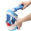 Full Face Snorkel Mask for Kids Breathing System Foldable 180
