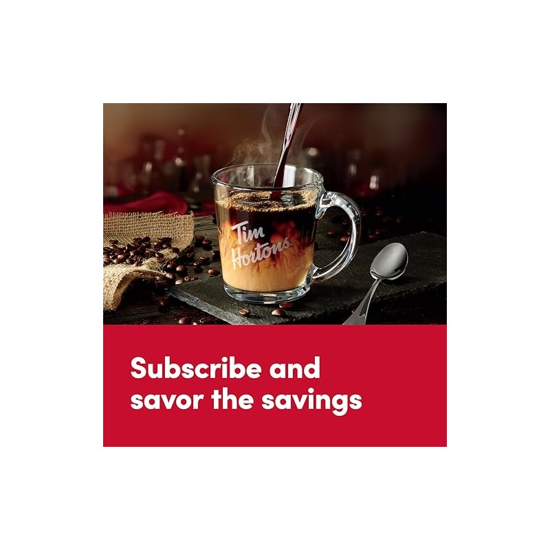 Tim Hortons Whole Bean Original, Medium Roast Coffee, Made with