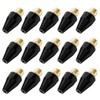Gasea 15Pcs Rubber Air Tool for Air Nozzle Tip, 1/8"