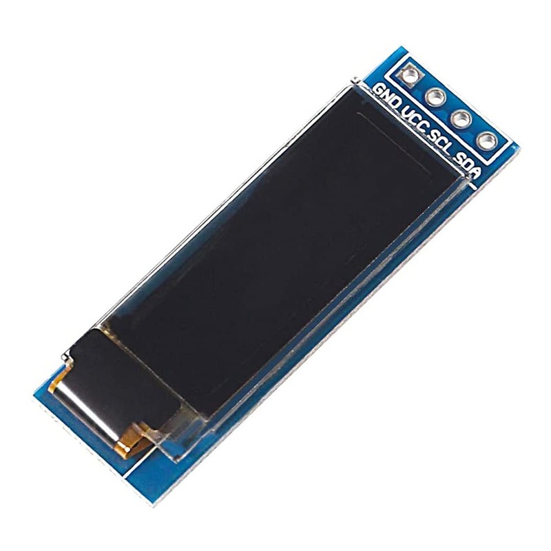 5PCS I2C Display Module 0.91 Inch I2C SSD1306 OLED Display