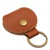 Genuine Tan Leather Pound Pouch Wallet Purse with a Trolley