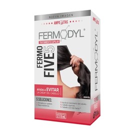 FERMODYL - Anti-caída del cabello. Con proteína de arroz hidrolizada. Tratamiento capilar de 12 ampolletas de 6ml