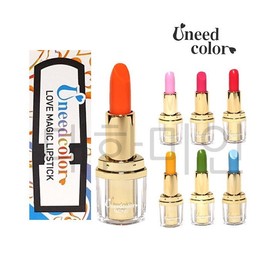 All Lady YouNeedColor Love Magic 7-Color Changing Lipstick Tint 702 Pink Lady 2ea