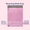 300 Count, 10x13 inch 100% Recycled Poly Mailers Eco Friendly