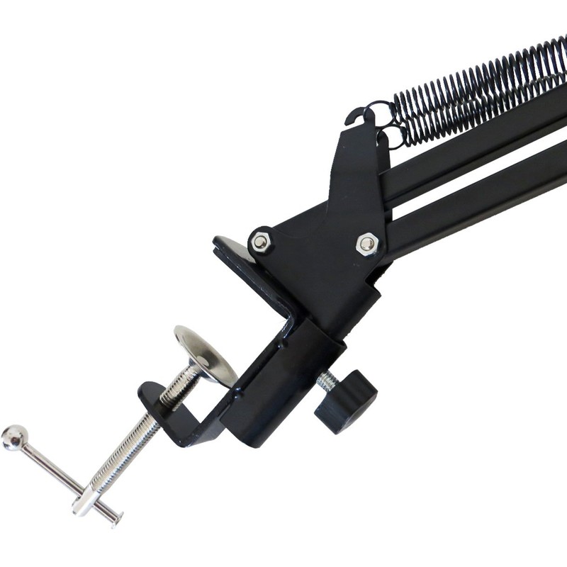 Samson SP04TB Microphone Spider Black + Keepdrum MS138 Articulated Arm