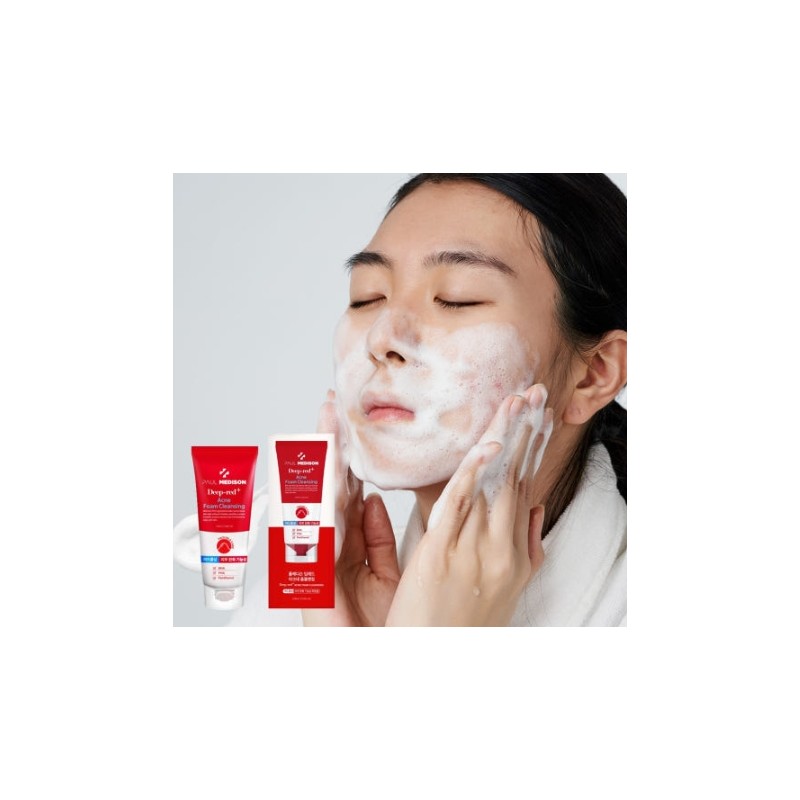Paul Madison Deep Red Acne Foam Cleansing 155ml, 2 pcs