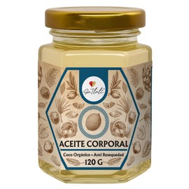 Aceite Corporal -Natural - Hidratante - Brillo - Suaviza - Coco - Libre de Químicos - Fácil de usar - Uso externo- 120g - Ga Tlali - Prensado en frío - Hecho en México