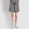 Jaju [JAJU] Plaid Shirring Bloomer Lounge Pants_Dark Mint