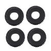 4PCS RC Wheel Tire Rubber Tyre 51mm Diameter for Axial