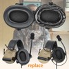 COMBATGEAR Gel Earpads Compatible with Comtac Headsets Tactical Headsets,Gel Seal