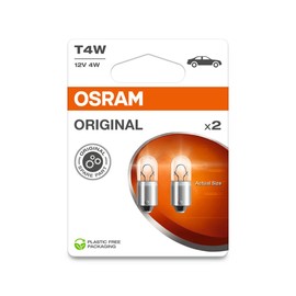 Osram Original Line 12V, T4W, Signal Lamp, Metal Base, Double Blister (2 Lamps)