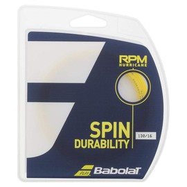Babolat Tennis String String String RPM HURRICANE (RPM Hurricane) Yellow 12m Length 1.3mm Gauge 241141