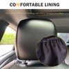 DACIRTY 2 PCS Full Wrap Front Seat Headrest Cover, Comfortable
