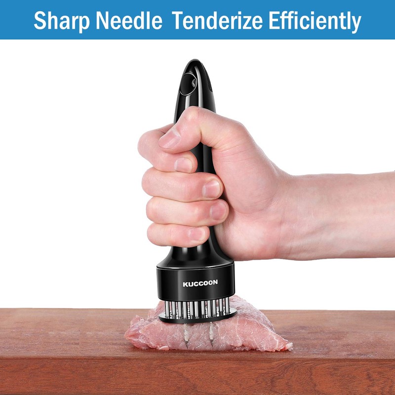 KUCCOON Meat Tenderizer Tool Stainless Steel Needle Ultra Sharp 24