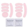 HUYUN 2sets Pink Rounded Curved Edges Mouse Feet Skates Replacement