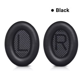 For Bose Ear Pad compatible with Bose Comfort QC35 QC35II Headphones Replacement Cushion - Black