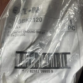 Eaton NEW Cutler Hammer GBK2120 /CH/BR Loadcenter Ground Bar Kit 21 Terminal &2/0 Lug