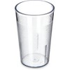 CFS 55018107 Stackable ShatterResistant Plastic Tumbler, 5 oz., Clear (Pack