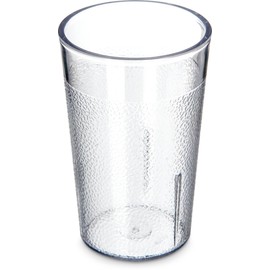 CFS 55018107 Stackable ShatterResistant Plastic Tumbler, 5 oz., Clear (Pack of 6)