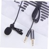 Gatuida Small Compact Clip Microphone Lavalier Lapel Mic with Plated