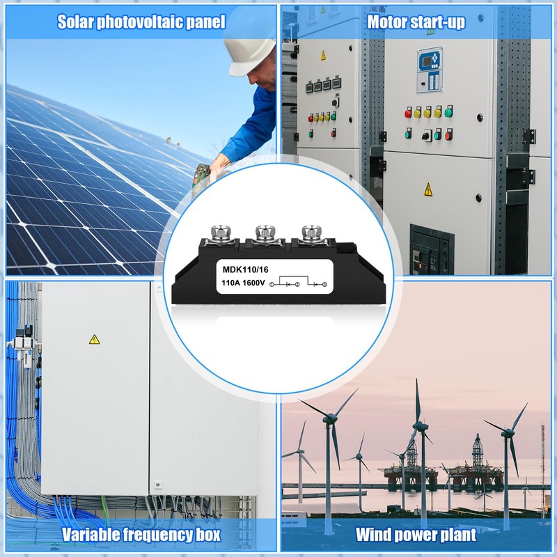 Yexiya MDK 110A (100A)-16 Solar Diode, DC Blocking Diode; Unidirectional
