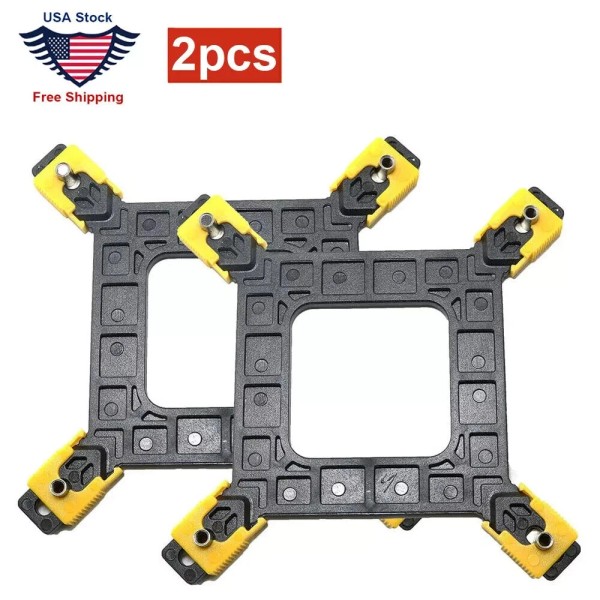 zjw 2pcs Backplate Bracket CPU Cooling Fanl For Intel Socket