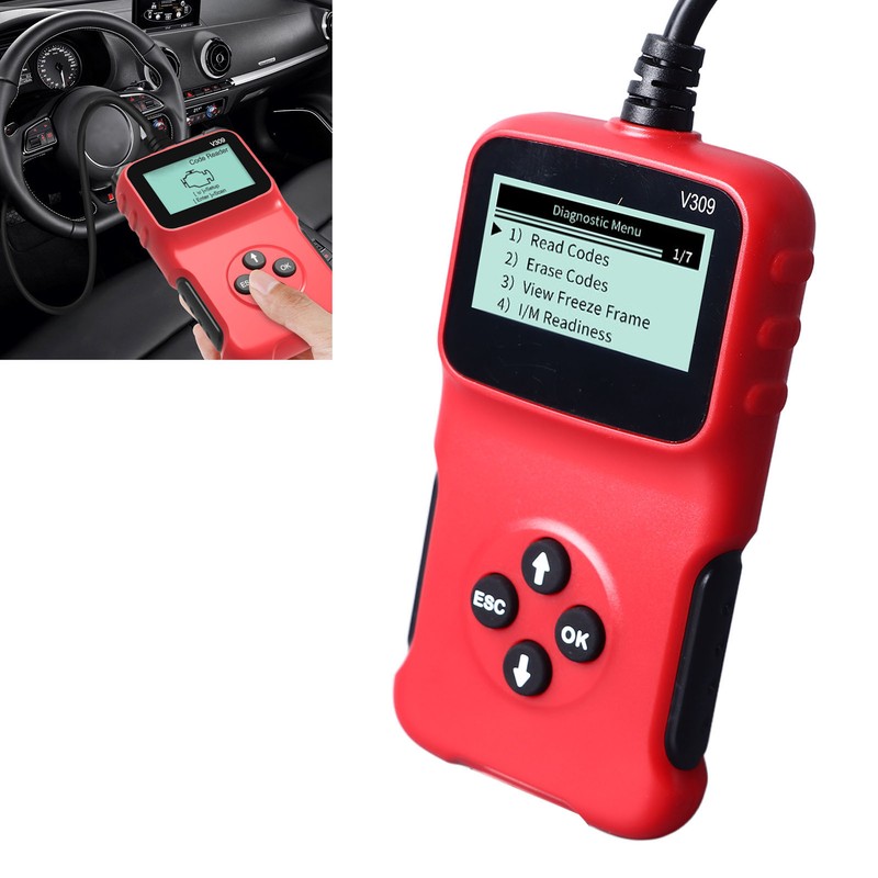 Car Diagnostic Instrument 12V Multifunctional Engine Fault Detection Scanner Auto