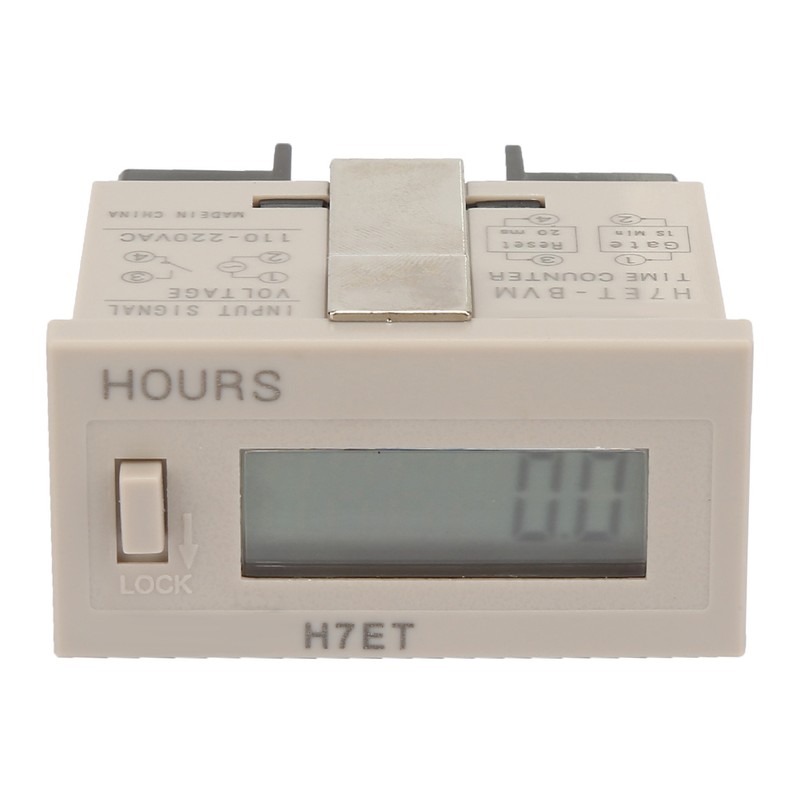 AC H7Et BVM Digital Electrical Counter Totalizer with 6-Digit LCD