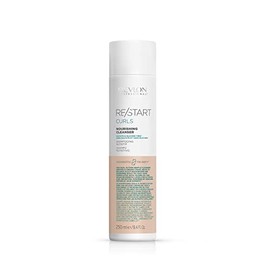 Revlon Professional RE/START Curls Champú Nutritivo, Sin Sulfatos y Sin Siliconas, Limpiador Suave de Doble Acción, 250 ml