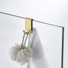 Double Hooks for Glass Shower Door, Towel Hooks Over The