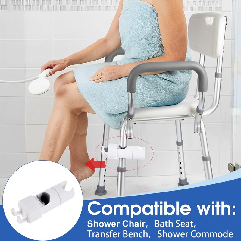 Handheld Shower Head Holder Attachment for Shower Chair, Shower Accessories