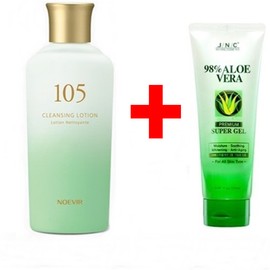 Noevia Cosmetics 105 Herbal Cleansing Rinse + Aloe Gel / 노에비아화장품 105 허벌 클린싱 린스+알로에겔