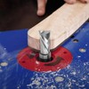 EANOSIC Top Bearing Compression Flush Trim Router Bit 1/4" Shank