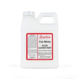 Angelus Leather and Textile Paint 105 Flat White Matt 472 ml