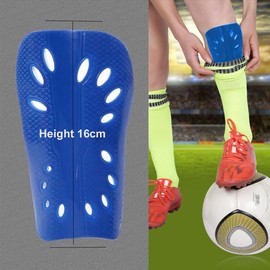 Shin Pads for Adults, Football Shin Pads, Ergonomic Shin Pads, Men's Shin Pads, Non-Slip, Lightweight, Provides Strong Cushioning and Protection, Blue