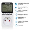 KETOTEK Power Outlet Thermostat Day/Night Digital Temperature Controller with Timer
