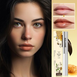 Lip Tint Black Lipstick Tinted Lip Balm for All Skin Tones Create a Glamorous Makeup Versatile Colours & Moisturising Lips(1.9g Honey Lipstick)