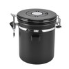 Airtight Coffee Canister Storage Jar Date Tracker CO2 Release Valve